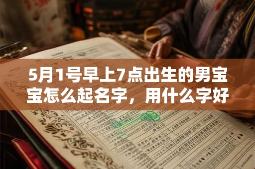 5月1号早上7点出生的男宝宝怎么起名字，用什么字好