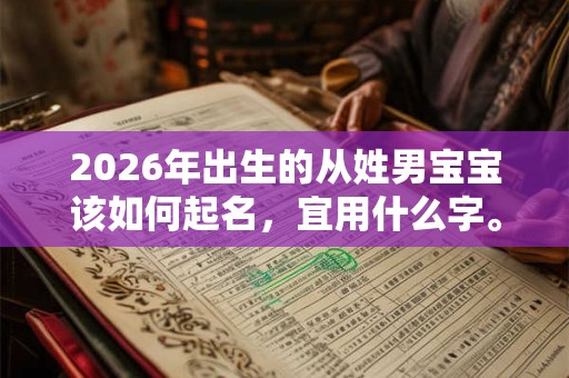 2026年出生的从姓男宝宝该如何起名,宜用什么字。 2026年出生的从姓男宝宝该如何起名,宜用什么字。