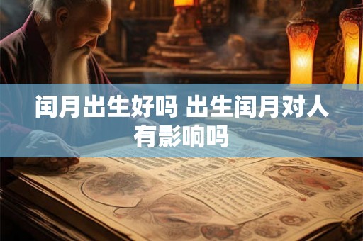 闰月出生好吗 出生闰月对人有影响吗 闰月出生好吗 出生闰月对人有影响吗