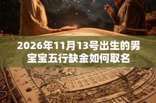 2026年11月13号出生的男宝宝五行缺金如何取名
