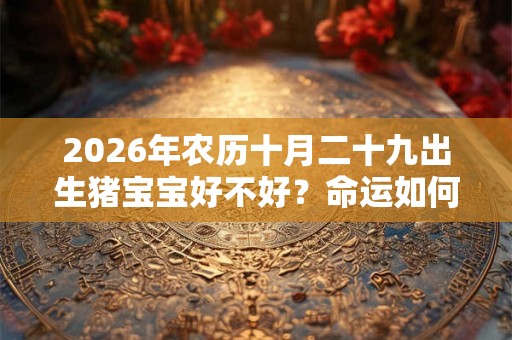 2026年农历十月二十九出生猪宝宝好不好?命运如何? 2026年农历十月二十九出生猪宝宝好不好?命运如何?