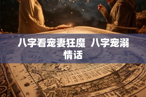 八字看宠妻狂魔  八字宠溺情话
