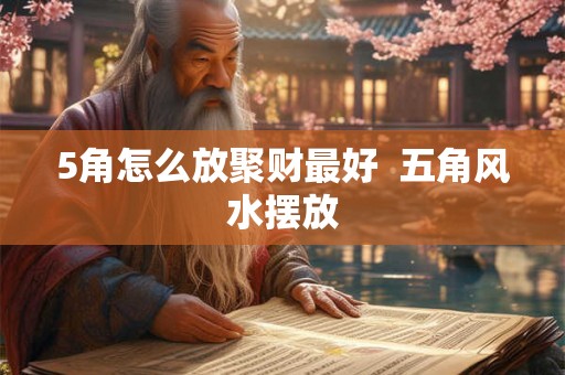 5角怎么放聚财最好  五角风水摆放