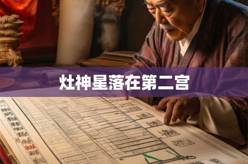 灶神星落在第二宫