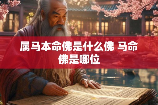 属马本命佛是什么佛 马命佛是哪位