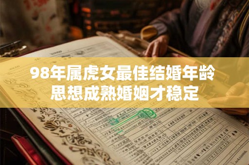 98年属虎女最佳结婚年龄 思想成熟婚姻才稳定