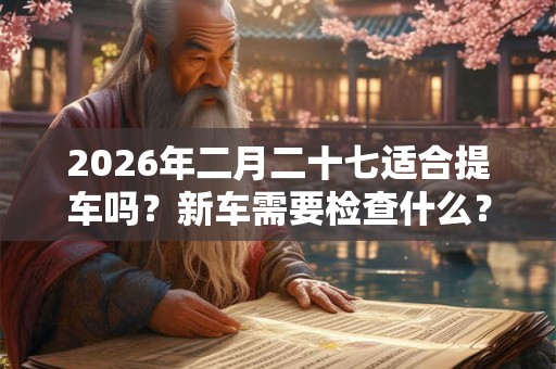 2026年二月二十七适合提车吗?新车需要检查什么? 2026年二月二十七适合提车吗?新车需要检查什么?