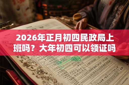 2026年正月初四民政局上班吗？大年初四可以领证吗