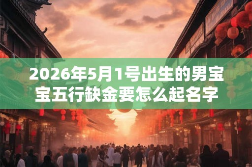 2026年5月1号出生的男宝宝五行缺金要怎么起名字
