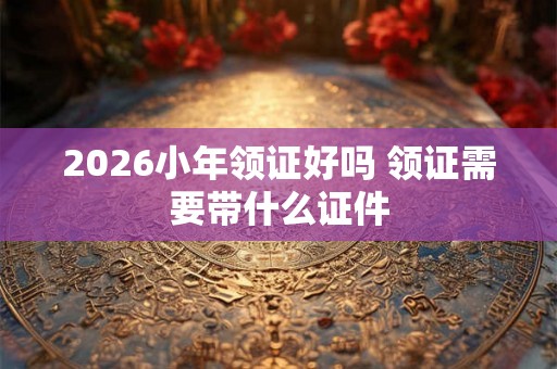 2026小年领证好吗 领证需要带什么证件