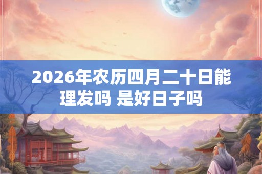 2026年农历四月二十日能理发吗 是好日子吗