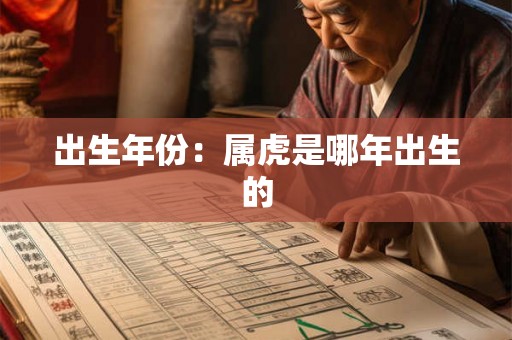 出生年份：属虎是哪年出生的