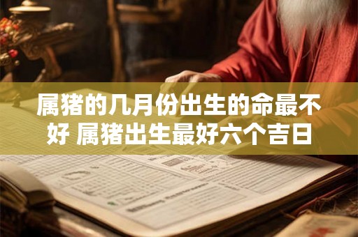 属猪的几月份出生的命最不好 属猪出生最好六个吉日