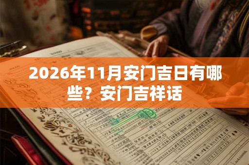 2026年11月安门吉日有哪些？安门吉祥话