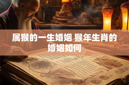 属猴的一生婚姻 猴年生肖的婚姻如何