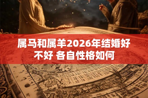 属马和属羊2026年结婚好不好 各自性格如何
