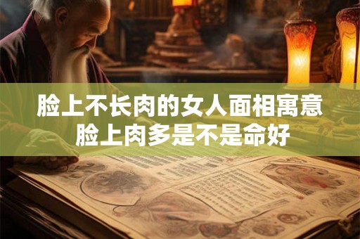 脸上不长肉的女人面相寓意 脸上肉多是不是命好