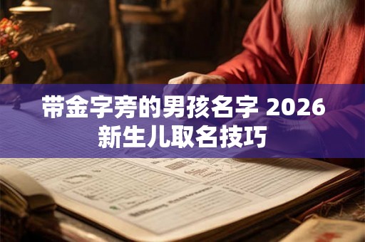 带金字旁的男孩名字 2026新生儿取名技巧
