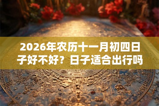 2026年农历十一月初四日子好不好？日子适合出行吗？