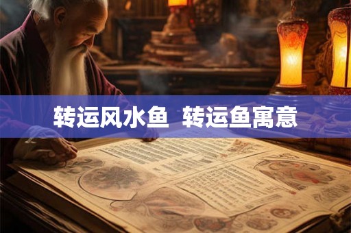 转运风水鱼 转运鱼寓意 转运风水鱼 转运鱼寓意