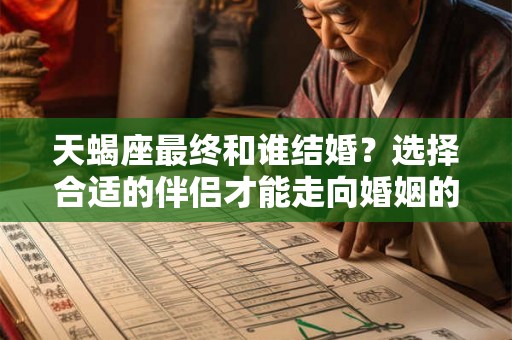 天蝎座最终和谁结婚？选择合适的伴侣才能走向婚姻的殿堂