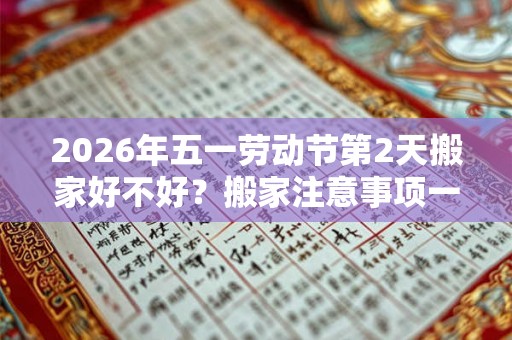 2026年五一劳动节第2天搬家好不好?搬家注意事项一览! 2026年五一劳动节第2天搬家好不好?搬家注意事项一览!