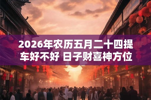 2026年农历五月二十四提车好不好 日子财喜神方位 2026年农历五月二十四提车好不好 日子财喜神方位