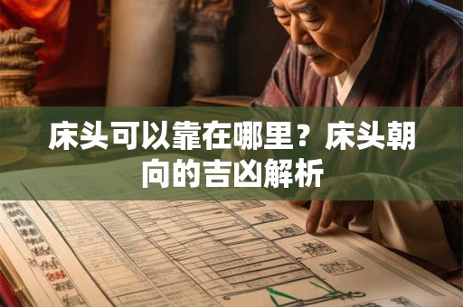 床头可以靠在哪里？床头朝向的吉凶解析