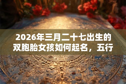 2026年三月二十七出生的双胞胎女孩如何起名，五行属什么