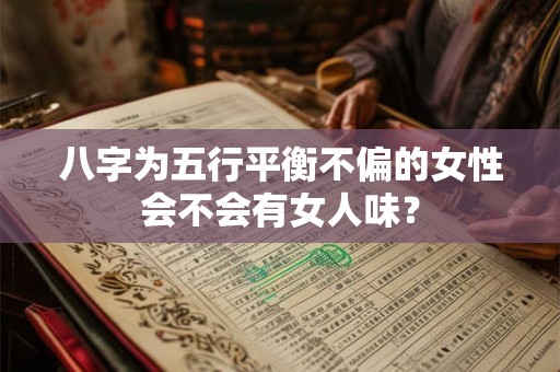 八字为五行平衡不偏的女性会不会有女人味？