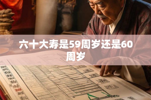 六十大寿是59周岁还是60周岁