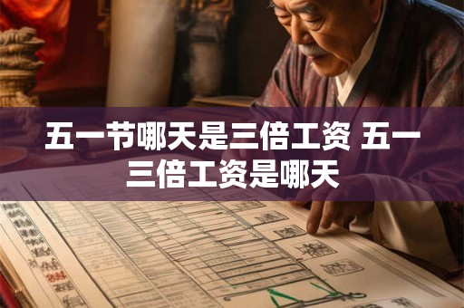五一节哪天是三倍工资 五一三倍工资是哪天