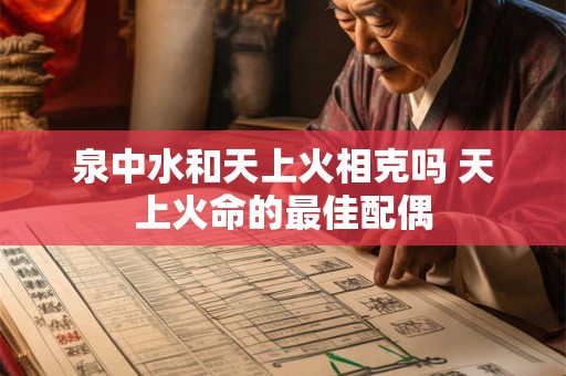 泉中水和天上火相克吗 天上火命的最佳配偶