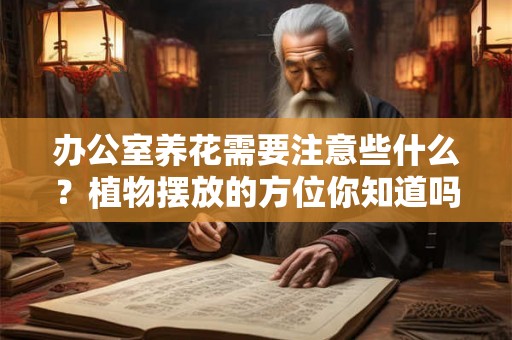办公室养花需要注意些什么？植物摆放的方位你知道吗？