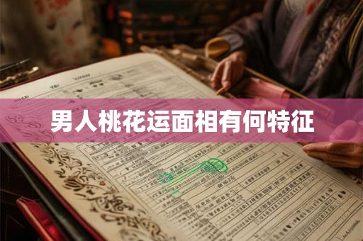 男人桃花运面相有何特征