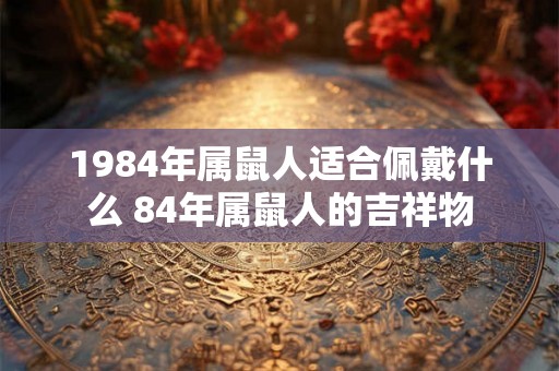 1984年属鼠人适合佩戴什么 84年属鼠人的吉祥物
