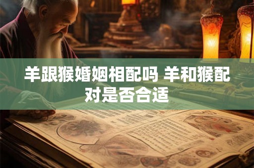 羊跟猴婚姻相配吗 羊和猴配对是否合适