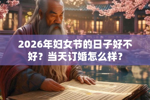 2026年妇女节的日子好不好？当天订婚怎么样？