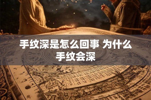 手纹深是怎么回事 为什么手纹会深