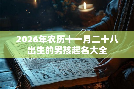 2026年农历十一月二十八出生的男孩起名大全 2026年农历十一月二十八出生的男孩起名大全