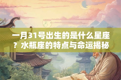 一月31号出生的是什么星座?水瓶座的特点与命运揭秘 一月31号出生的是什么星座?水瓶座的特点与命运揭秘