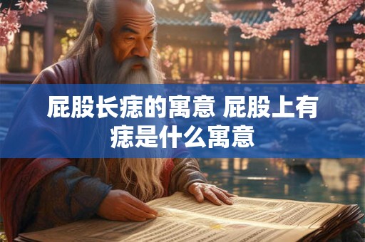 屁股长痣的寓意 屁股上有痣是什么寓意
