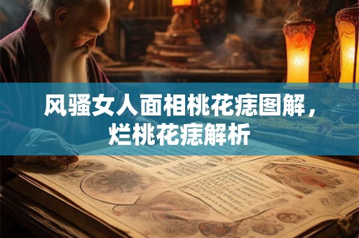 风骚女人面相桃花痣图解，烂桃花痣解析