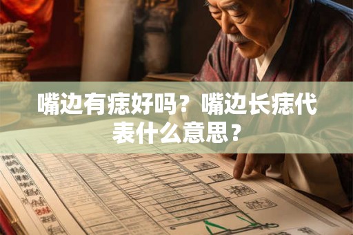 嘴边有痣好吗?嘴边长痣代表什么意思? 嘴边有痣好吗?嘴边长痣代表什么意思?