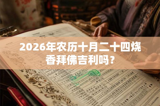 2026年农历十月二十四烧香拜佛吉利吗？