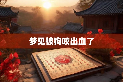 梦见被狗咬出血了