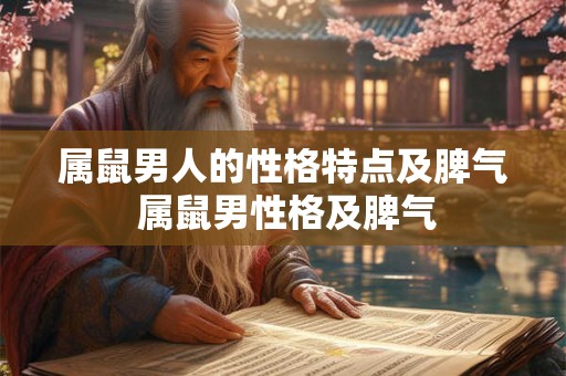 属鼠男人的性格特点及脾气 属鼠男性格及脾气 属鼠男人的性格特点及脾气 属鼠男性格及脾气