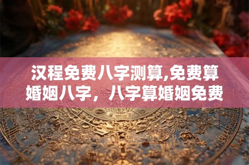 汉程免费八字测算,免费算婚姻八字,八字算婚姻免费详批 汉程免费八字测算,免费算婚姻八字,八字算婚姻免费详批