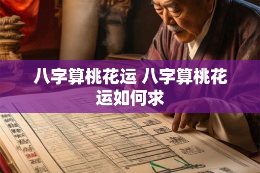 八字算桃花运 八字算桃花运如何求 八字算桃花运 八字算桃花运如何求