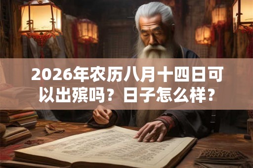 2026年农历八月十四日可以出殡吗？日子怎么样？